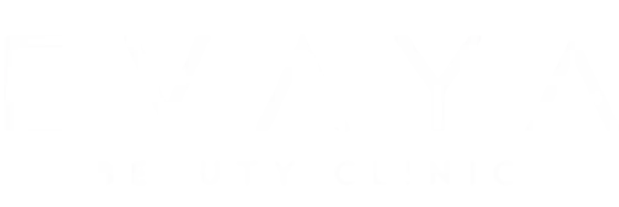 evaya beauty clinic logo - white