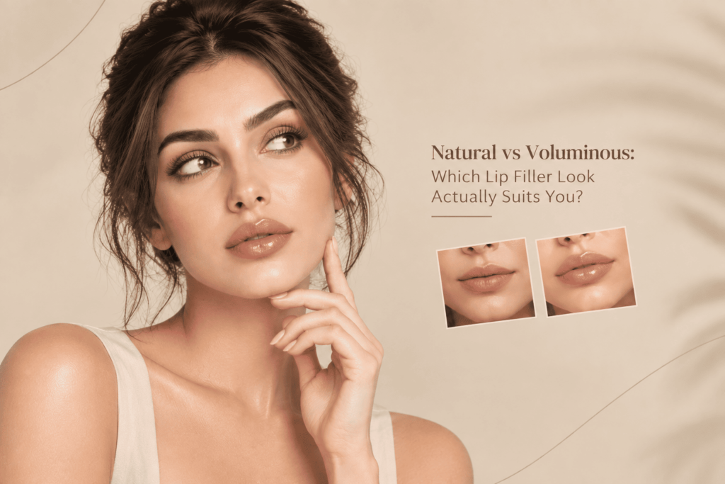 Natural vs Voluminous - lip filler which actually suits you