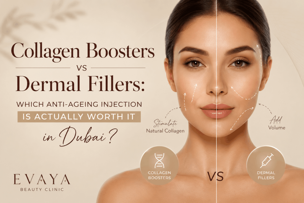 Collagen Boosters vs Dermal Fillers - Which Anti-Ageing Injection Is Actually Worth It in Dubai